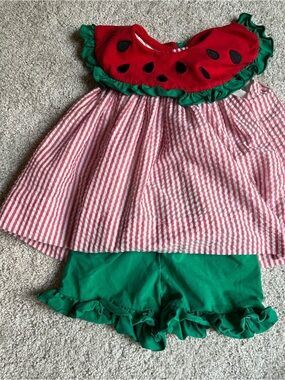 Busy Bee Smocks Watermelon Outfit